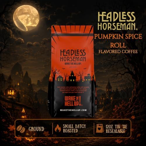 Headless Horseman Series 12oz Pumpkin Spice Roll Ground Coffee - 4