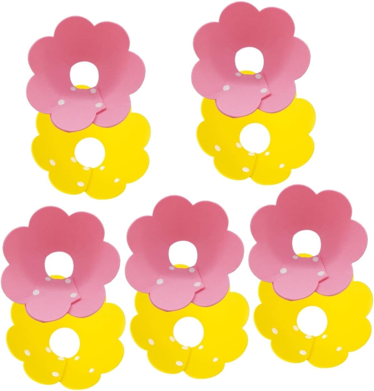 balacoo 10pcs Cat Recovery Collar Breathable Postoperative Cone Soft Cat Protective Collar for Surgery Prevents Licking and Scratching Lightweight Cute Pink