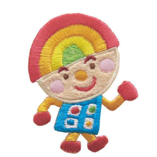 Amazon.co.jp: ともだち8人 ニージョ ワッペン 約7cm x 6cm