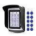 Produktbild HFeng RFID Metall Access Control Keypad 125 kHz EM Kartenleser mit 10 EM4100 keyfobs + wasserdichte protecter Abdeckung Für Tür Access Control System