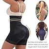 Lover-Beauty-Women-High-Waist-Body-Shaper-Butt-Lifter-Firm-Control-Shapewear-Boyshorts Lover-Beauty Slimmer Body Shaper High Waist Shapewear Tummy Control Panty Seamless Boyshorts Black L