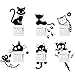 Switch Sticker, Yosemy [6 Pcs] Lovely Cute Cartoon Vinyl Wall Switch Sticker for Home Decoration, Light Switch Decor Decals