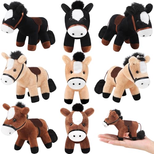 Zomiboo 9 Pack Horse Stuffed Animals Mini Plush Toy,Vivid Style by Zomiboo - Used condition - US$23.01