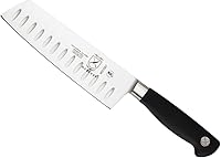 Vista 27 de Cuchillo para carne forjado Mercer Culinary Genesis de 10 pulgadas, Cuchillo rígido, forjado para deshuesar, 15,24 cm, 6", Acero/negro
