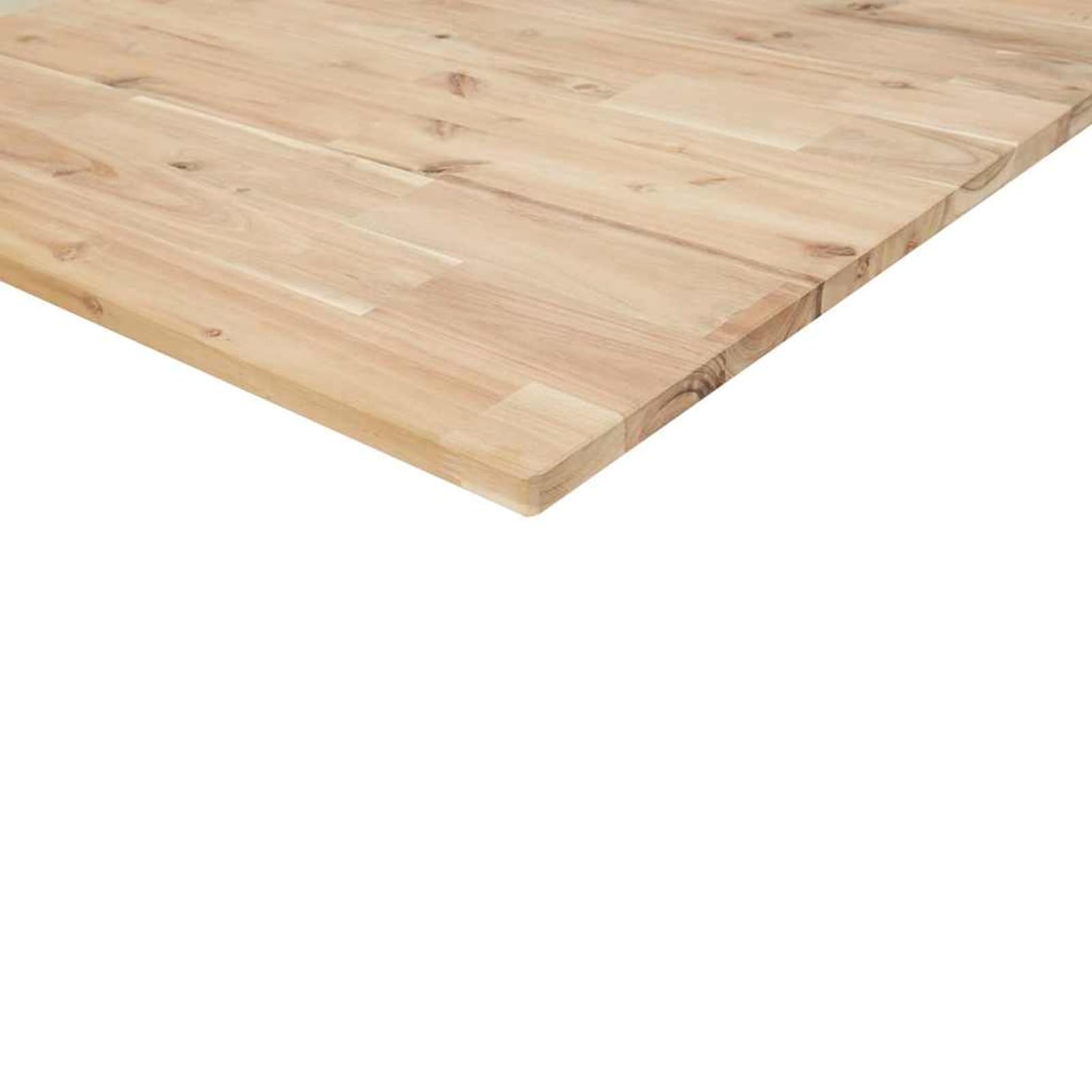 Piano Scrivania Non Trattato 80x60x2cm Legno Massello di Acacia