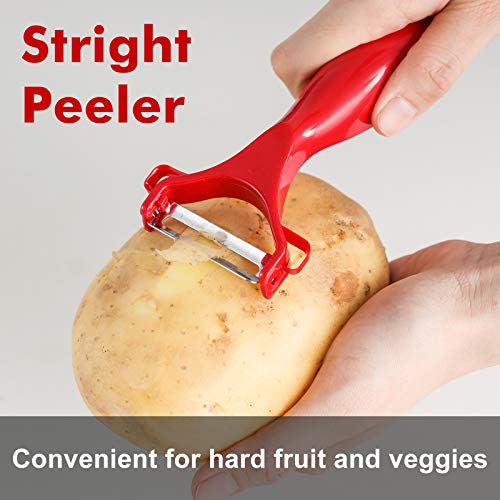 image for GDL Vegetable Peeler - Julienne Peeler Y-Peeler Set Veggie Peeler Slic