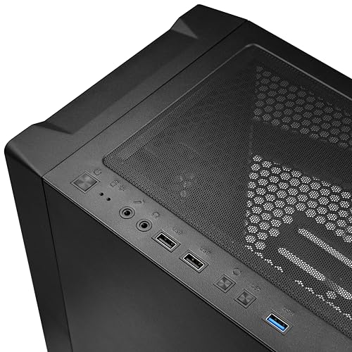 Image of Gaming Desktop PC, Intel 12th Gen up to 4.30 GHz, AMD Radeon RX 580 8G GDDR5, 16GB DDR5 4800 MHz RAM, 1TB M.2 NVME SSD, Windows 11 Pro, WiFi, Bluetooth 5.0, VR Ready,RGB Fans x4