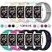 Produktbild Zekapu Sport Armband Kompatibel für Apple Watch 38mm 40mm, Weiches Silikon Ersatzarmband Klassisch Uhrenarmband für iWatch Series 5 Series 4, Series 3, Series 2, Series 1, S/M, 10pack