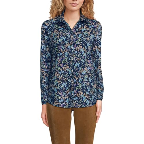 Image of Lands' End Women's Pinwale Cord Long Sleeve Shirt
