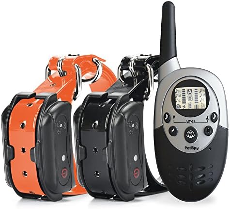PetSpy M86-2 Dog Training Shock Collar for 2 Dogs, 1100 Yards, Me...