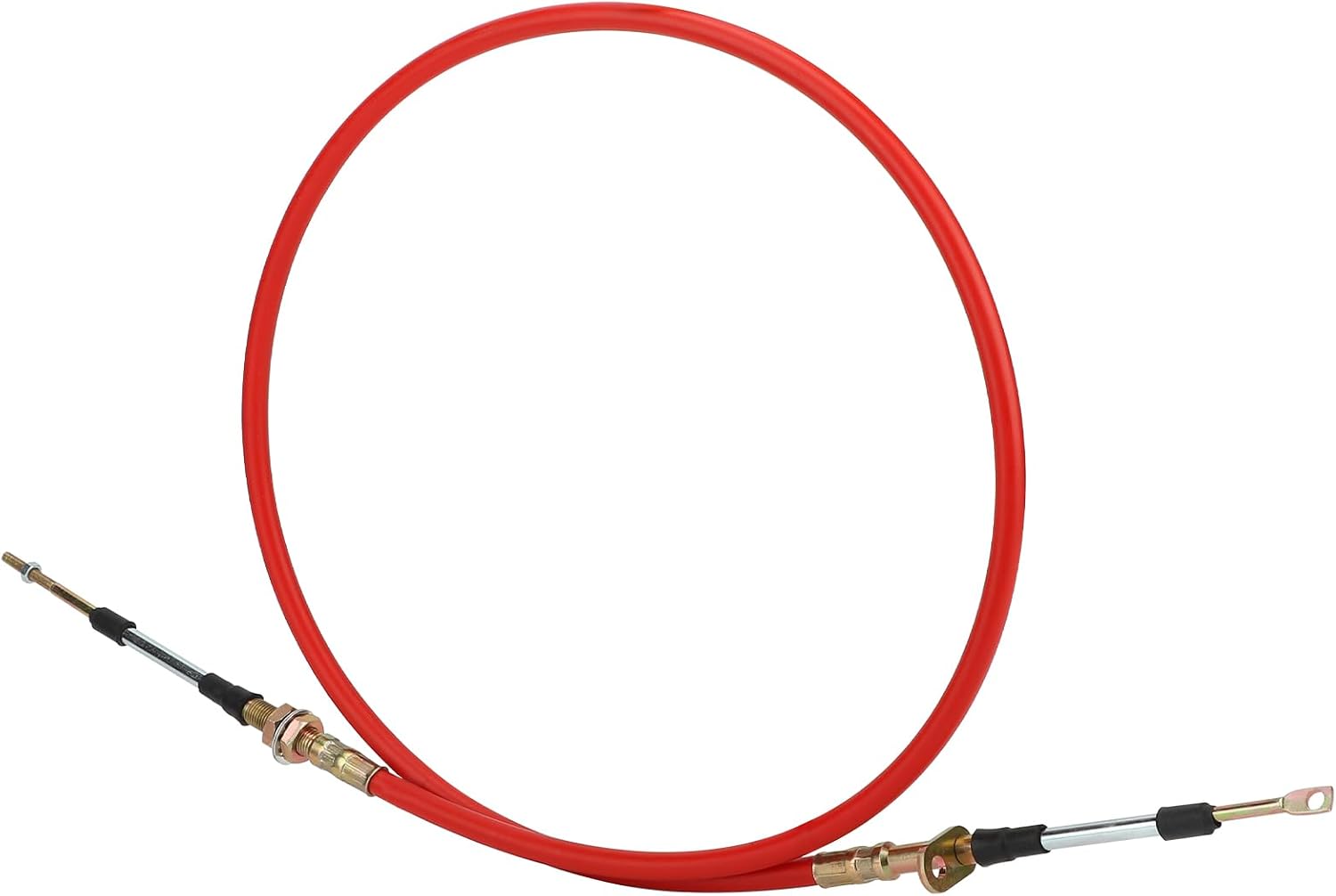 80833 5Ft Automatic Transmission Shifter Cable Eyelet End for B&M Transmission Shift Lever Replace# BMM-80833, 80605 80833 AF72-1002