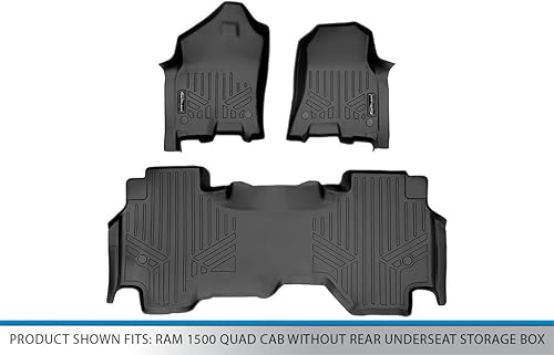 Miniatura 5 de MAXLINER Juego de alfombrillas de 2 filas para Ram 1500 2019-2024