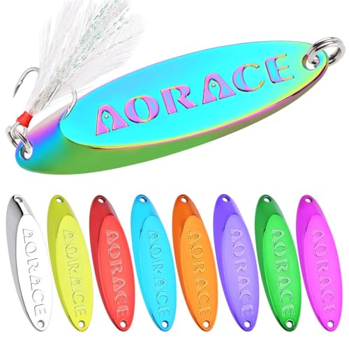 9pcs 7G Fishing Lures Spoons Fishing Metal Saltwater Treble Trout Lures Hard Metal Spinner Baits