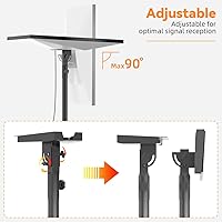 Vista 5 de Starlink Mount Gen 3, soporte de trípode Starlink con adaptador de montaje, altura ajustable, montaje de trípode Starlink Gen 3, ajuste de ángulo