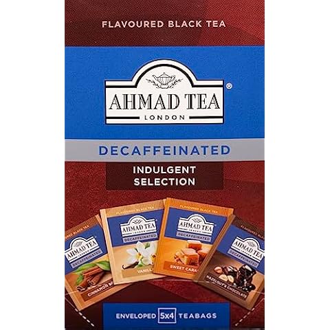 Ahmad Tea Decaf Indulgent Selection Teabags Cover