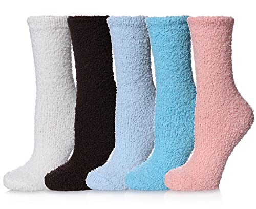 Womens Soft Cute Funny Animal Designe Microfiber Slipper Socks Cozy Fuzzy Winter Warm Socks