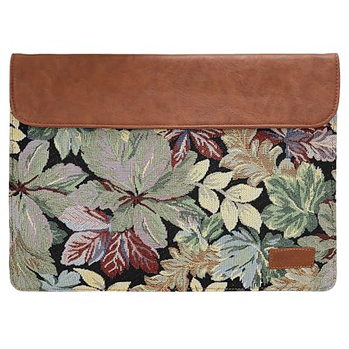 Image of HAMELIN MacBook Sleeve for 14 Inch Laptops | Laptop Sleeve 14 Inch for Notebook & Tablets | Lightweight & Waterproof Laptop Hand Bag for Men & Women | Stylish Case for Office & Travel | Floret
