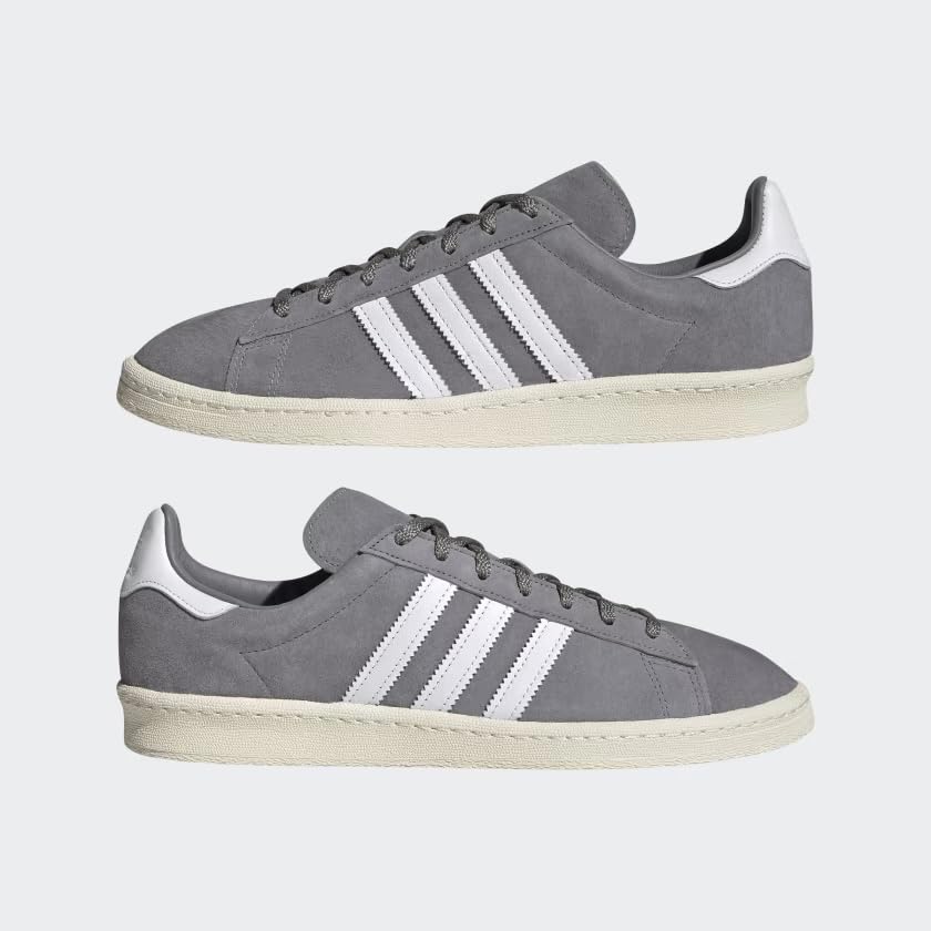 ADIDAS Originals Men's Campus 80S Shoes, Grey/Cloud White/Off White, US 11.5 M3