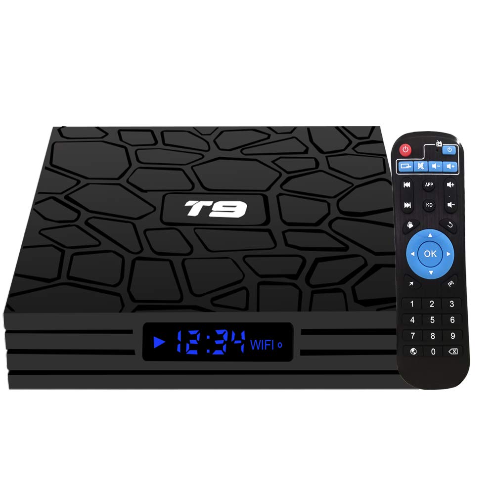 Easytone Boîtier TV Intelligent Android 11.0 4 Go De RAM 64 Go De ROM Avec Mini Clavier Sans Fil Rk3318 Quad Core Support Ecran Moule 24 G 5 G Wifi Bt 4 0 Usb 3 0 Lan 100 M Ethernet 3d 4k Media Box