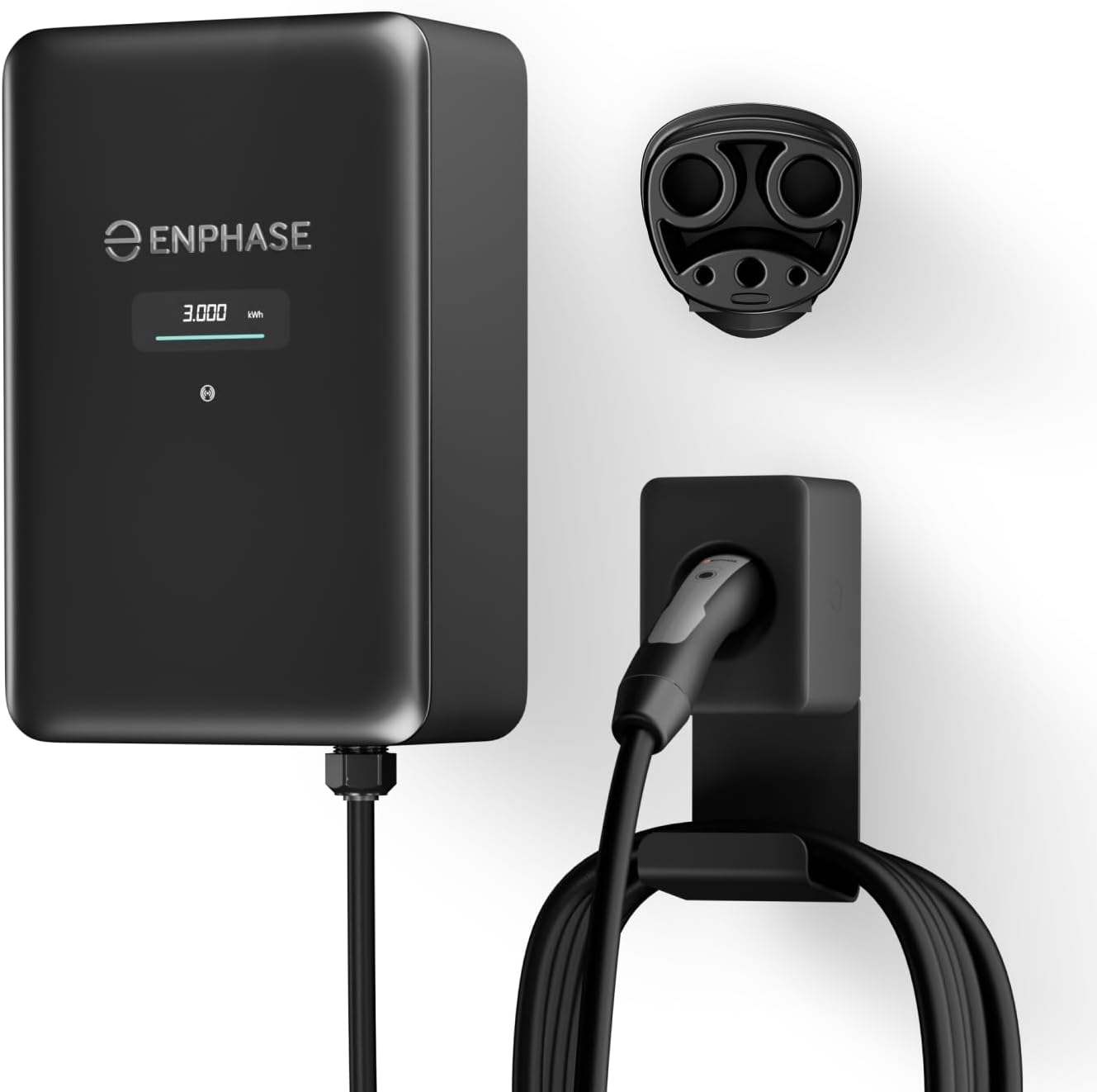 Enphase IQ EV Charger 2 | 40A Smart Level 2 Charger (up to 9.6 kW, 240 V) | Wi-Fi + Bluetooth | NEMA 14-50 Plug | UL Certified | 25 ft Cable | J1772 | Indoor/Outdoor