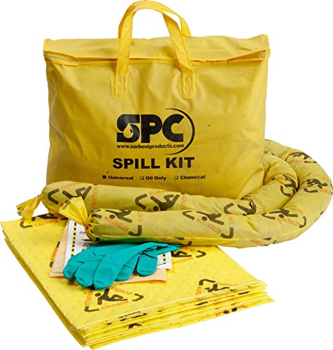 Image of Brady SPC SKCH-PP BrightSorb High Visibility Portable Chemical Spill Kit, 5 Gallon Absorbency, Yellow