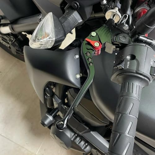 Palancas de embrague de freno de estilo largo corto ajustable para motocicleta Trident660 3
