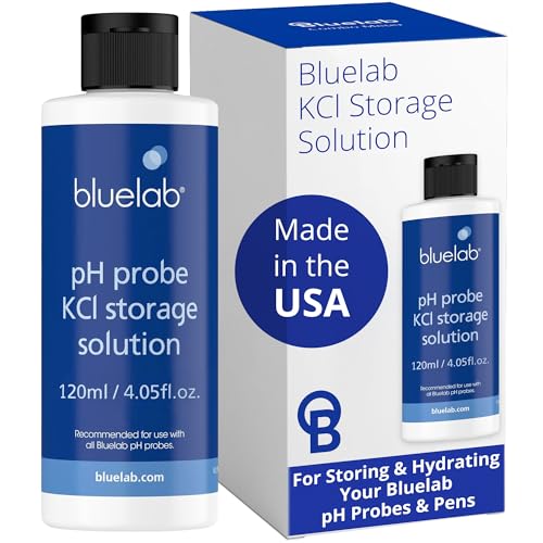Bluelab STSOL120 KCL Storage Solution 120ml pH Probe and Pen, Mai...