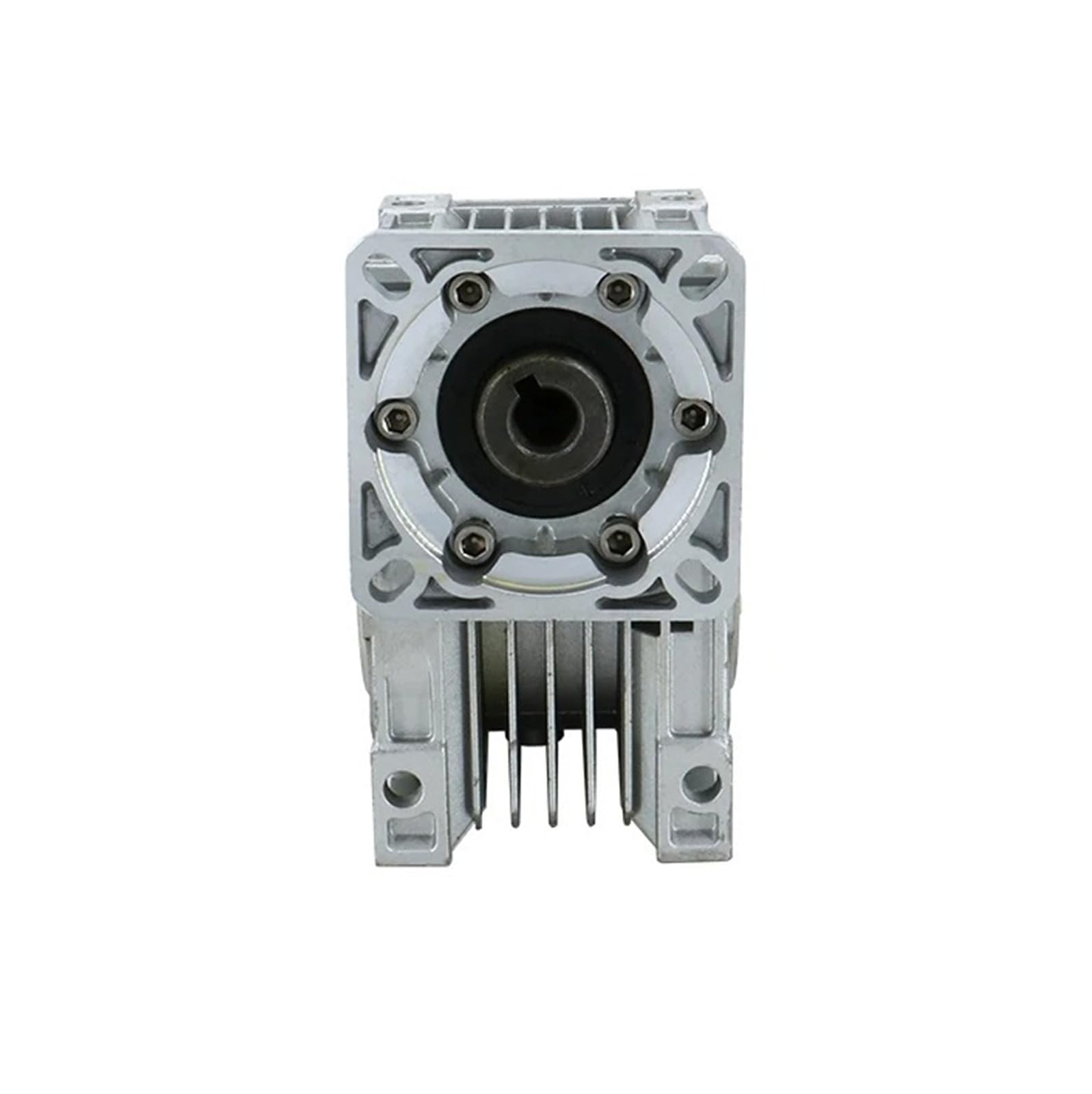 NMRV050 Schneckengetriebe-Untersetzungsgetriebe mit 25 mm Ausgang, 19 mm Eingang, 80 x 80 mm Flansch for 80 Servomotor Metallgetriebe
