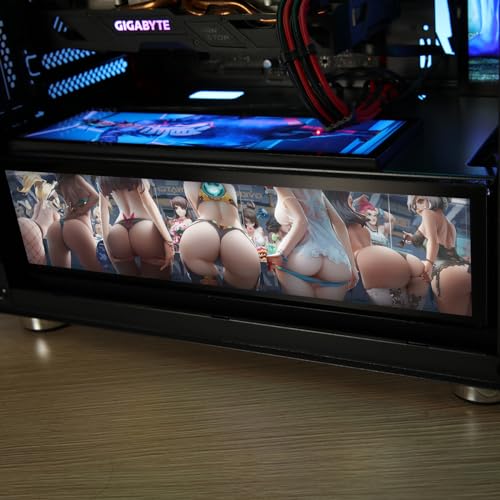 Vetroo VT-LP-B6 Display Board W/Led Lights For Computer Pc Case Decor Full Hd 2K Multi-Mode Function 12.2 Inch X 3.1 Inch thumb #1