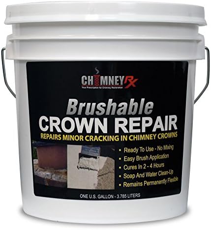 CHIMNEYRX Brushable Chimney Crown Repair, 1 Gallon