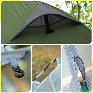 Forceatt Tent, 1/2 Person Two Doors Camping Tent, Ultralight Waterproof 2 Man Tent,Quick To Set Up,Portable,for Camping,Motorcycle Travel, Backpacking