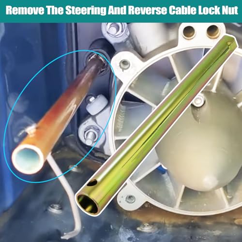 Image of 295000145 Removal Install Tool for Sea-Doo, Removal Install Tool 295000145 Compatible with Sea Doo Steering & Reverse Cable Lock Nut