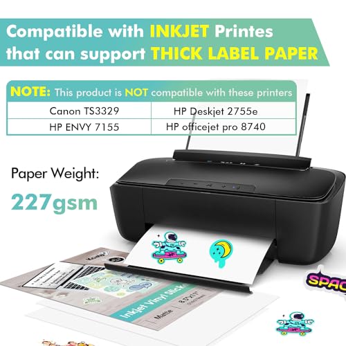 image for KOALA PAPER Koala Printable Vinyl Sticker Paper for Inkjet Printer - 2