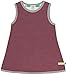 Produktbild loud + proud Mädchen Ringel Aus Bio Baumwolle, GOTS Zertifiziert Kleid, Rosa (Berry Ber), 116 (Herstellergröße: 110/116)