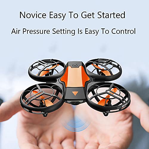 Remote Control Drone,5 Million Pixel Ultra-High-Definition Camera Drone,Remote Control Quadcopter,Gesture Control,App Control,Orange #TOP5