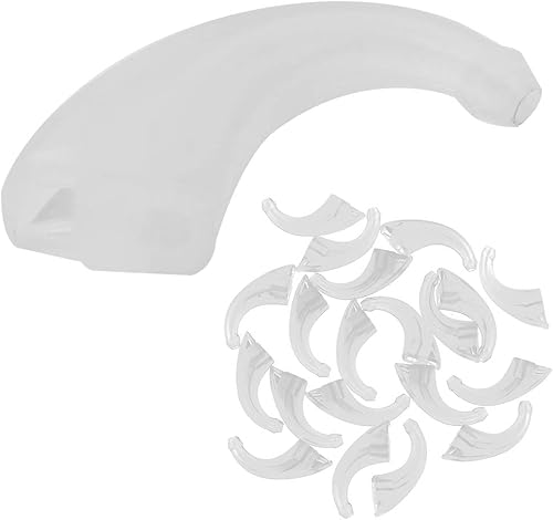 Miniatura 9 de Tubos para audífonos para audífonos y suministros médicos, ajuste directo, 20 piezas de repuesto de gancho para audífonos, práctico estudio para la