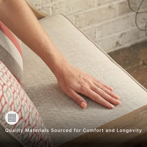 Signature Design by Ashley Clare View 1-Piece Eucalyptus Outdoor Sofa - 3