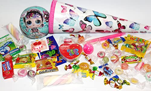 101683 gefüllte Schultüte 35cm L.O.L. Kugel Zuckertüte als Geschenk mit LOL Puppe zum Schulanfang Geschwistertüte Cover
