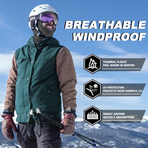 Image of ROCKBROS Windproof Thermal Balaclava Ski Mask for Men and Women Cycling