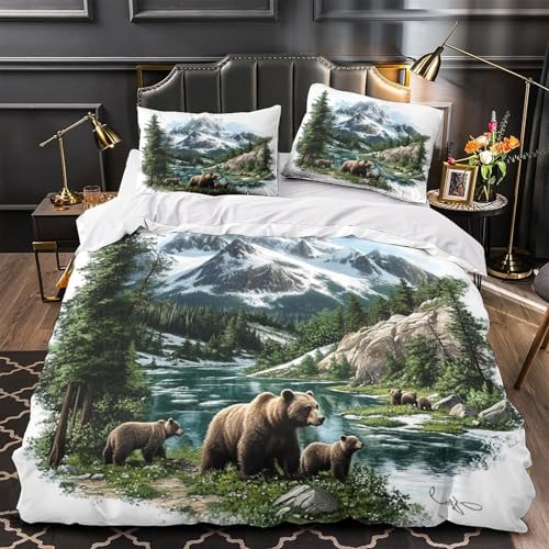Housse de couette 260x220 super king microfibres résistante et douce - 2