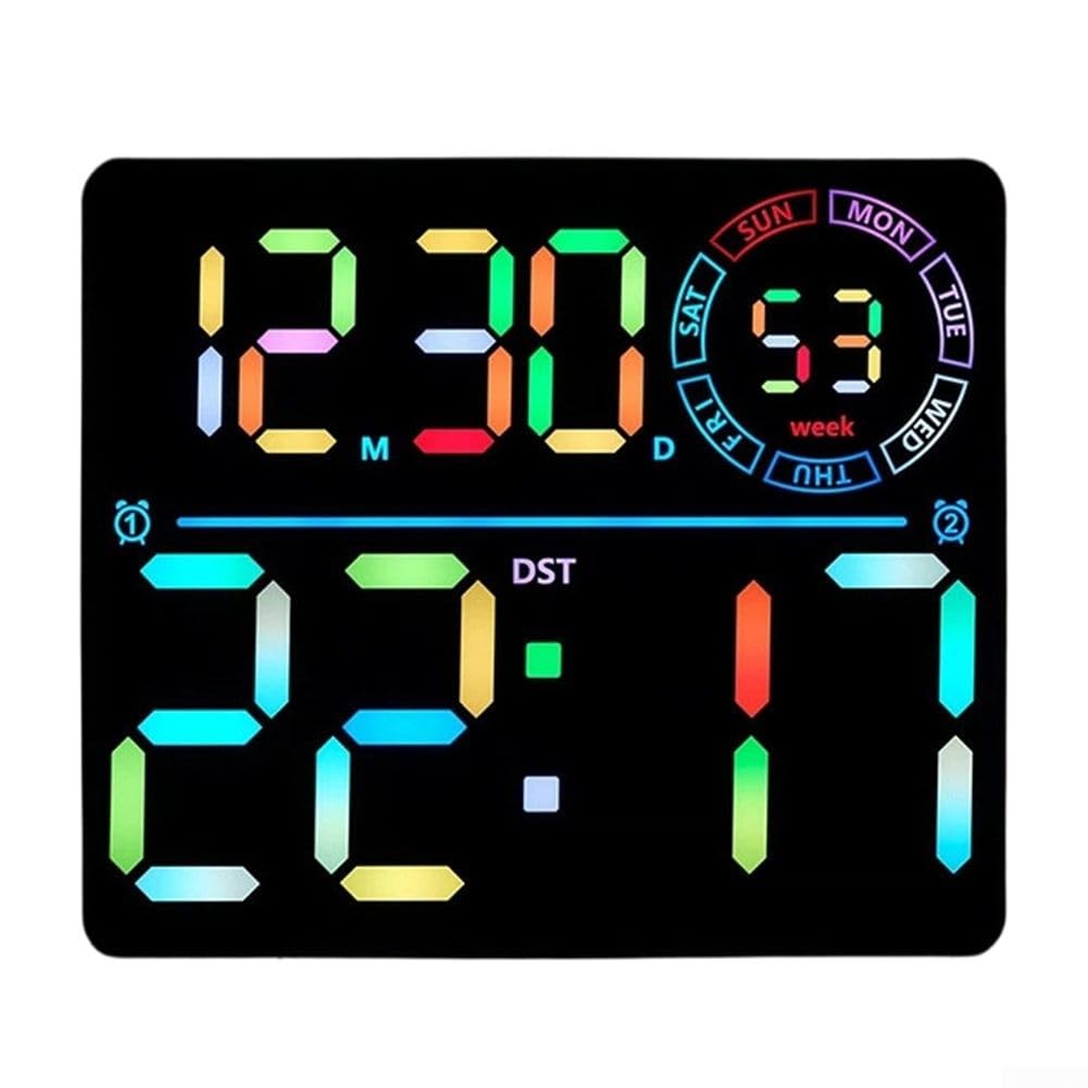 Horloge LED RVB avec compte à rebours pour ne plus perdre le fil du temps