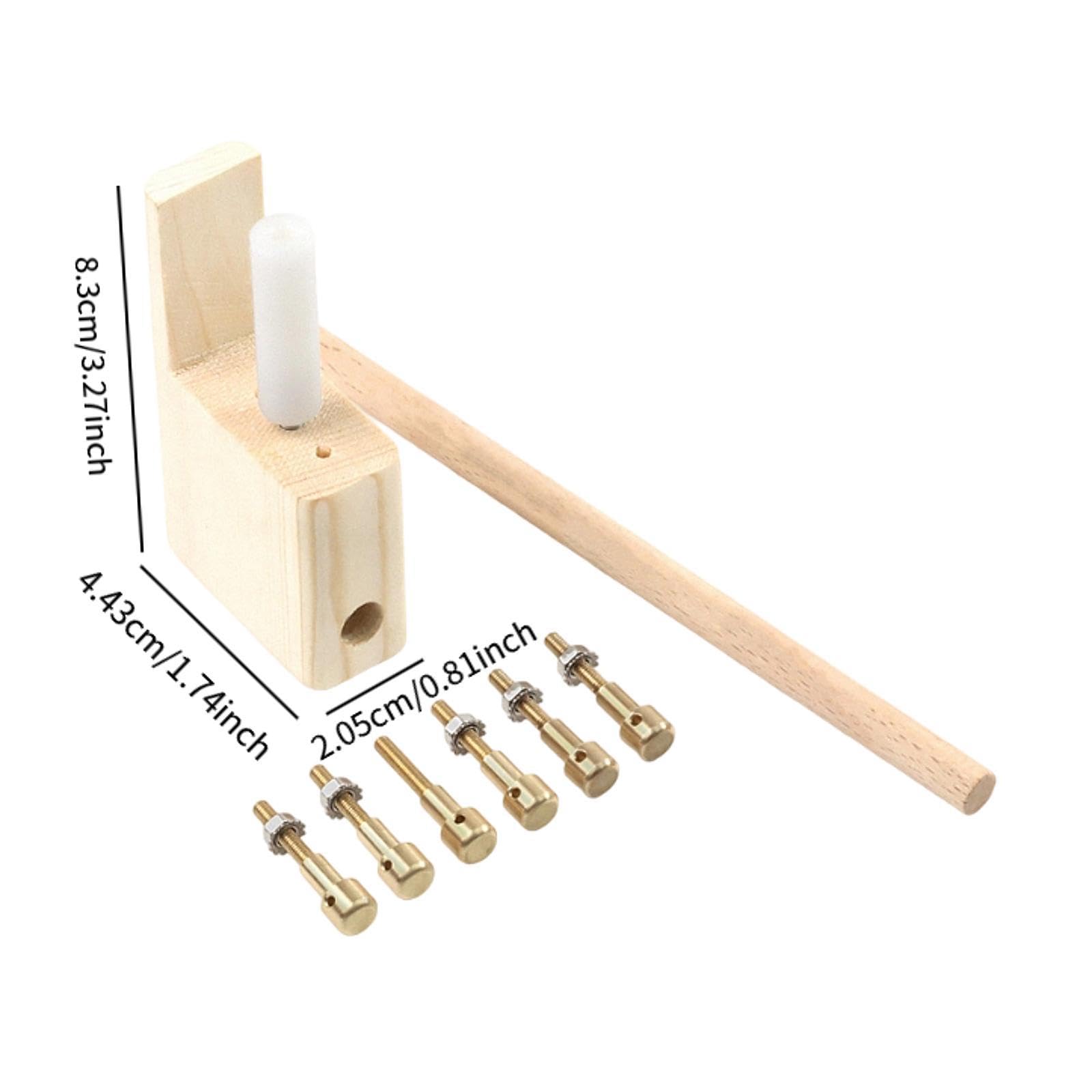 Gitarre Bridge Reparatur Werkzeug set für Akustische Holzgitarren mit Funktion zur Optimierung der Klangqualität Und Volumen für Musikunterricht, Kupferbolzentyp