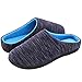 RockDove Men's Two-Tone Memory Foam Slipper(9-10 D(M) US, Denim/Blue)