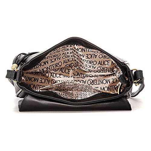 Bolsa Feminina Transversal Bordado Mandala - Alice Monteiro