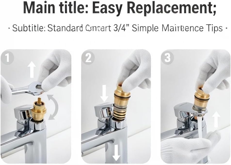 94282000 Brass Thermostatic Cartridge Fit for Hansgrohe Ecostat 3/4-In | Replace 94282000. Fit for select Ecostat showers and 2-hole or 3-hole thermostatic tub fillers. Brass body, 3/4-in thread.