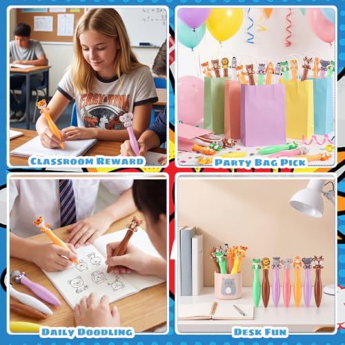 BESARME 12 Pcs Fun Pens, Back to School Supplies Bulk Birthday Gifts — view 6