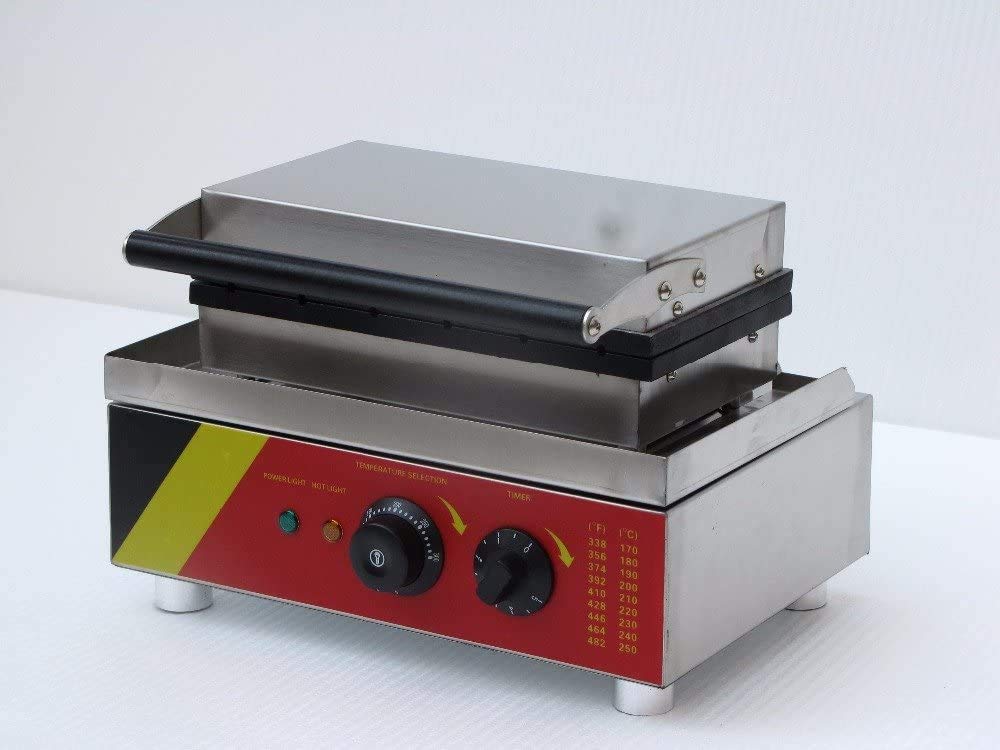 CGOLDENWALL Np-534 4 pcs Commercial Sandwich Toaster antiadhésif Panini Presse Maker Waffle Sandwich Réchaud - 220V