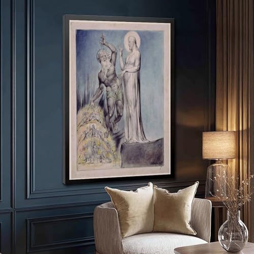 Affiche William Blake Comus tableau sur toile suspendu 61x91.4 cm - 3