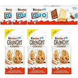 Confezione Per Kinder Ferrero Confezione Assortita, 3 Kinder Duo e 3 Crunchy Cookies, Scatola Assaggio Novità Ferrero 2026