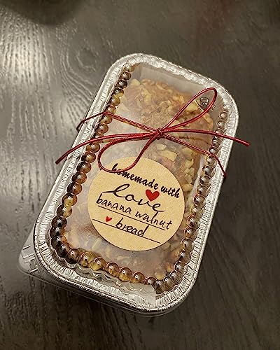 2" Homemade With Love Stickers (500 Labels Per Roll), Kraft Paper Jam And Jelly Jar Canning Labels With Lines For Writing, Mason Jars Labels For Baked Packaging, Cookie Bags, Crafts, Organizing, Food #TOP3